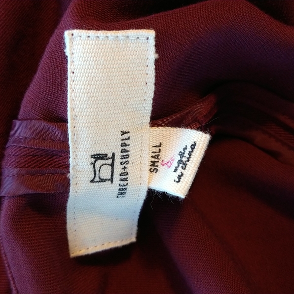 Thread & Supply Emrata Jacket Size Small - Picture 5 of 7